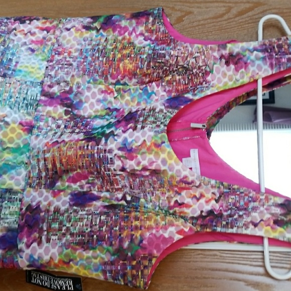 New York and Company Multi-colored Dress - Picture 2 of 3